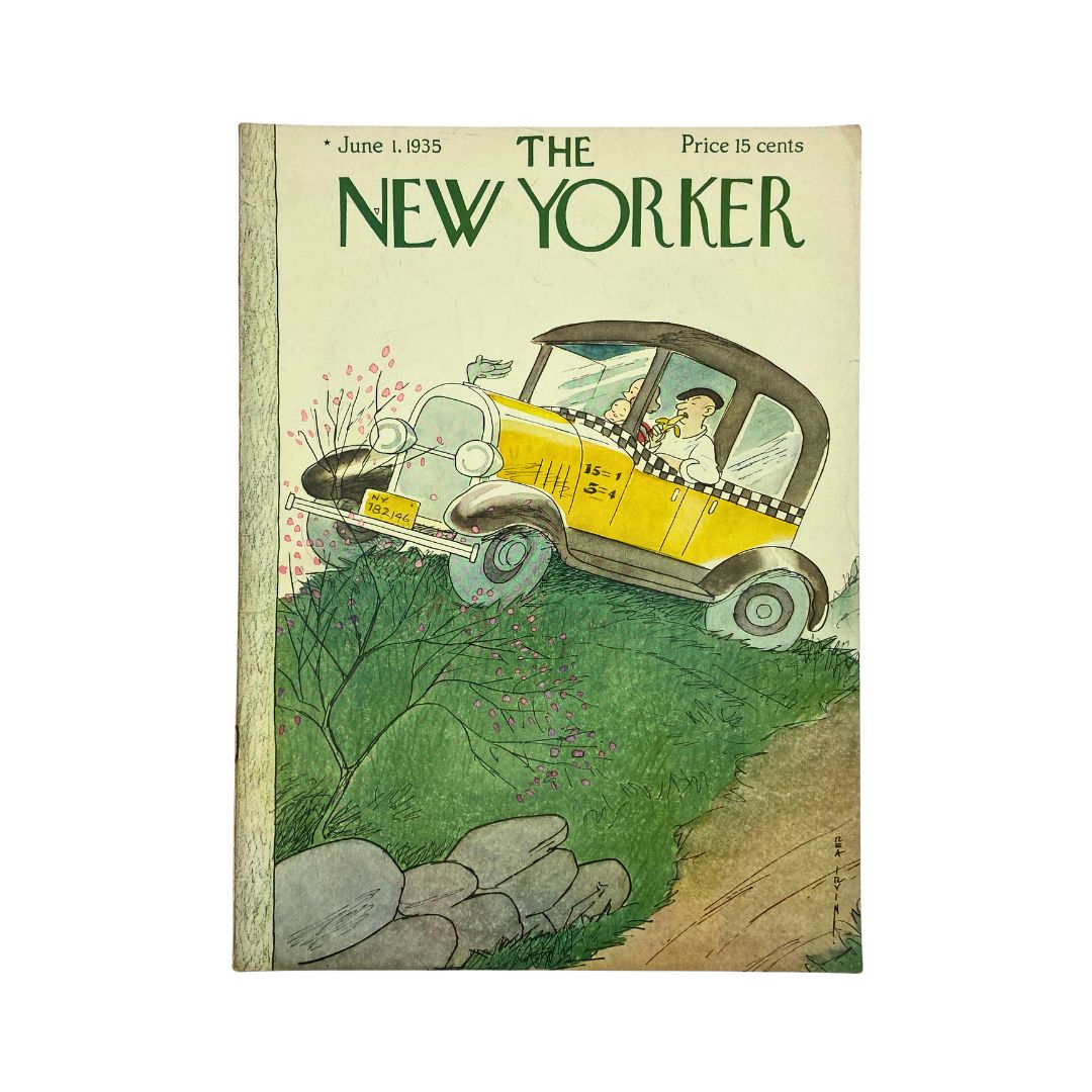 The New Yorker Complete Magazine June 1, 1935 Rea Irvin Cover VG