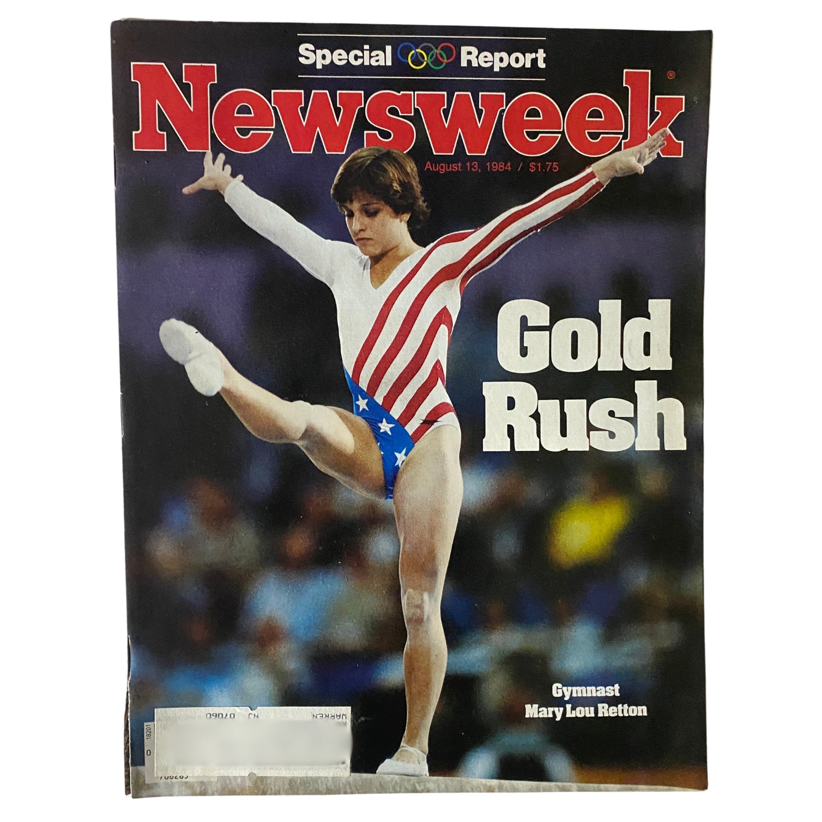 Newsweek Magazine August 13 1984 Gymnast Mary Lou Retton Cover