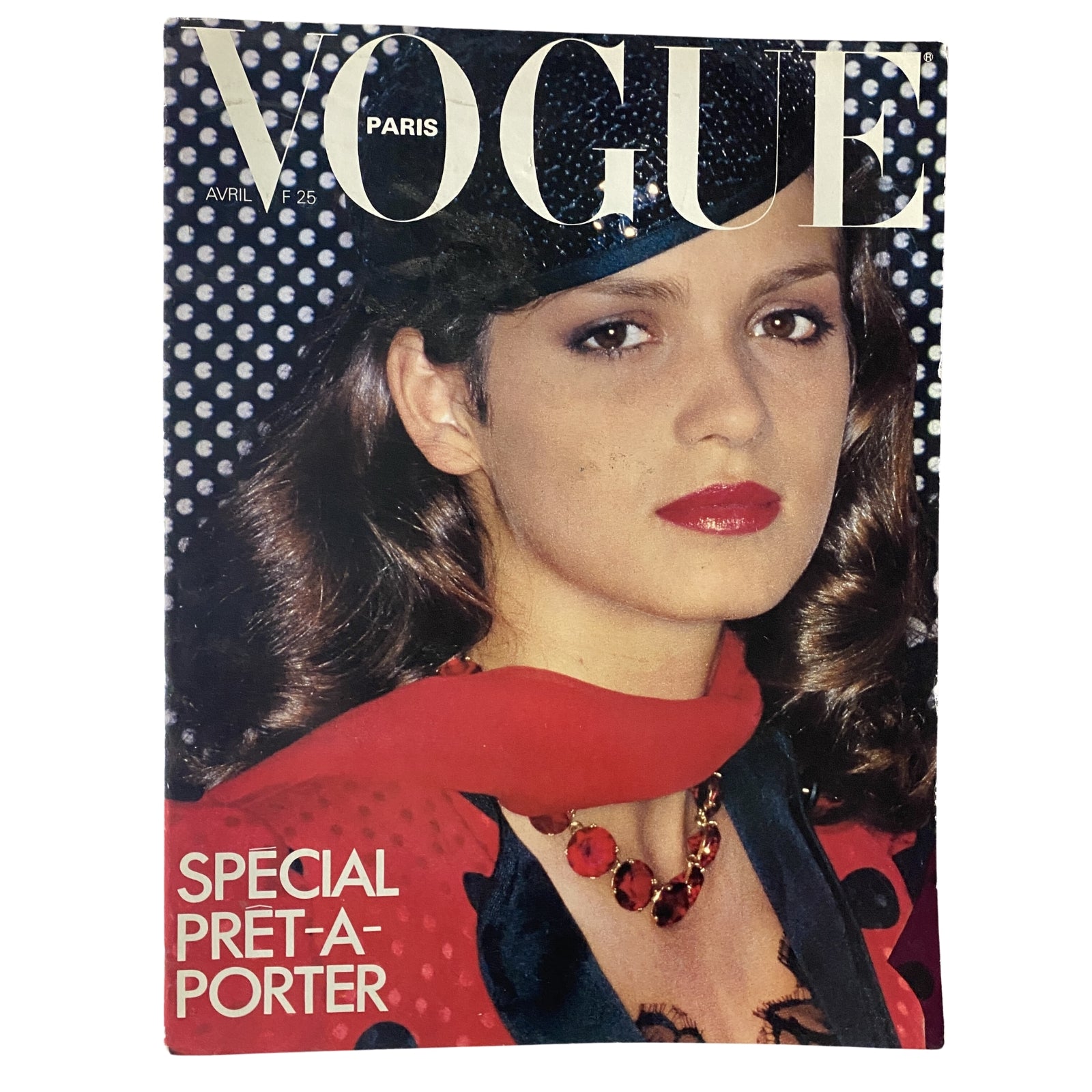 Vogue Paris Magazine April 1979 Gia Carangi Cover No Label