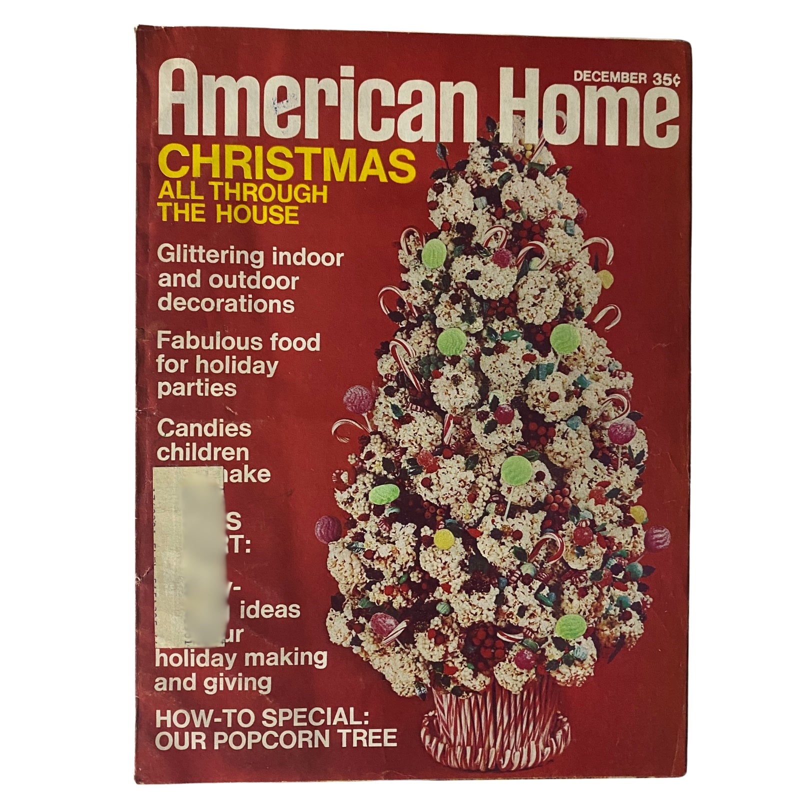 American Home Magazine December 1970 Christmas All Through The House