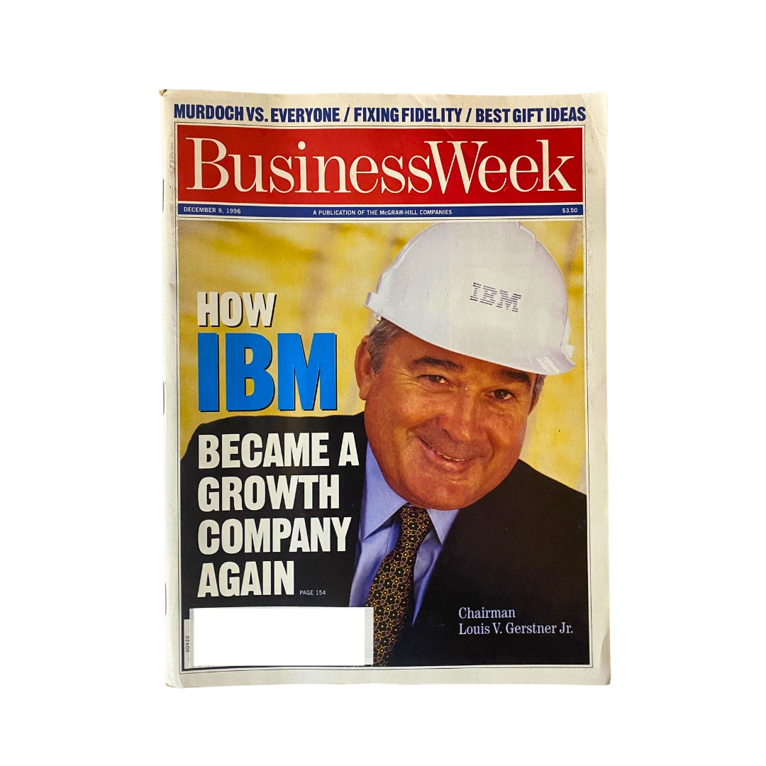 BusinessWeek Magazine December 9, 1996 Chairman Louis V. Gerstner Jr. VG