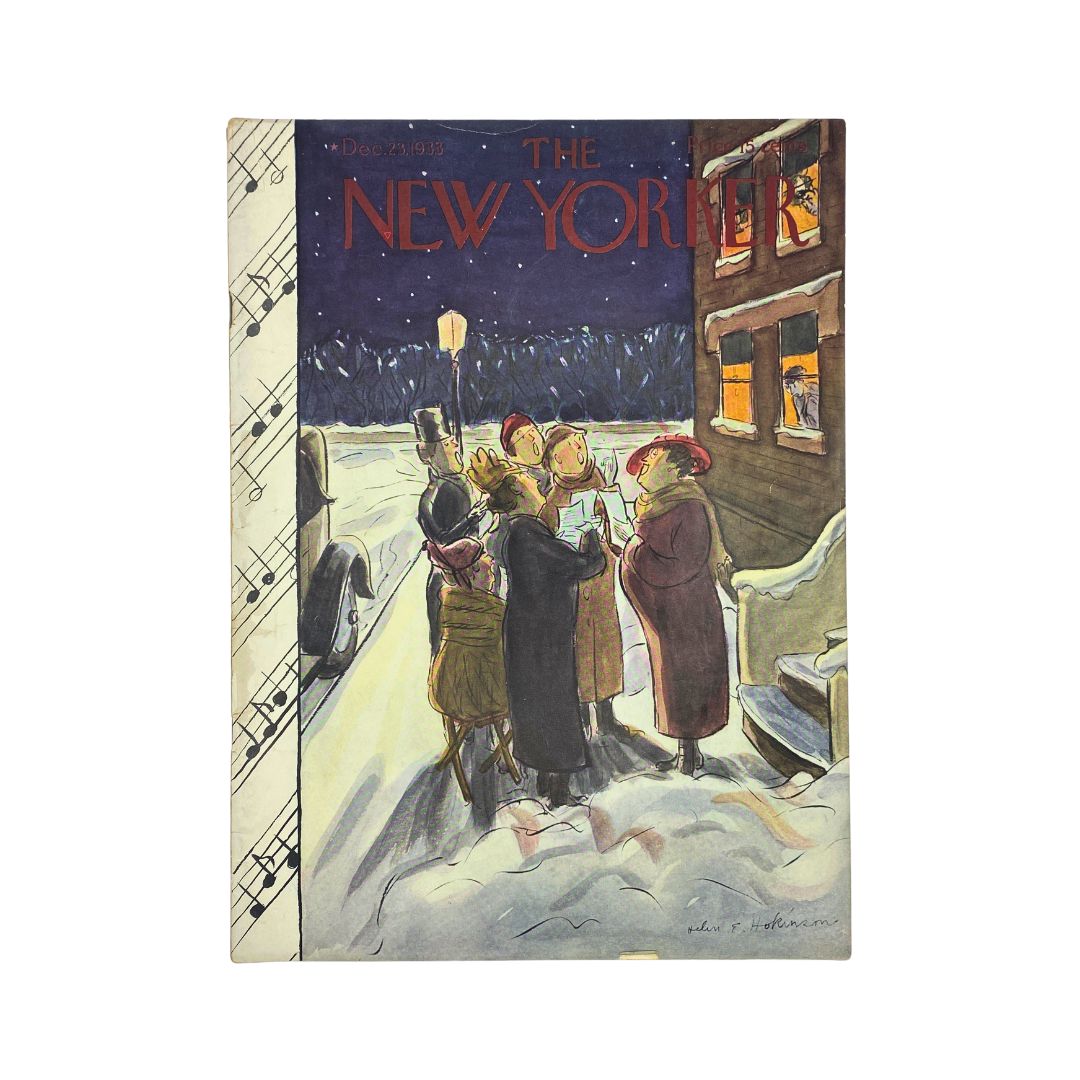 The New Yorker Complete Magazine December 23, 1933 Helen E. Hokinson Cover