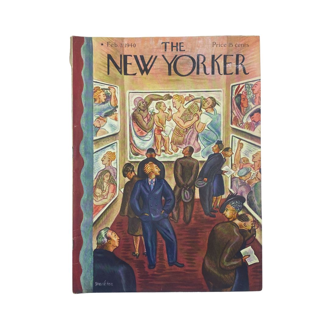 The New Yorker Complete Magazine February 3, 1940 Virginia Snedeker Cover