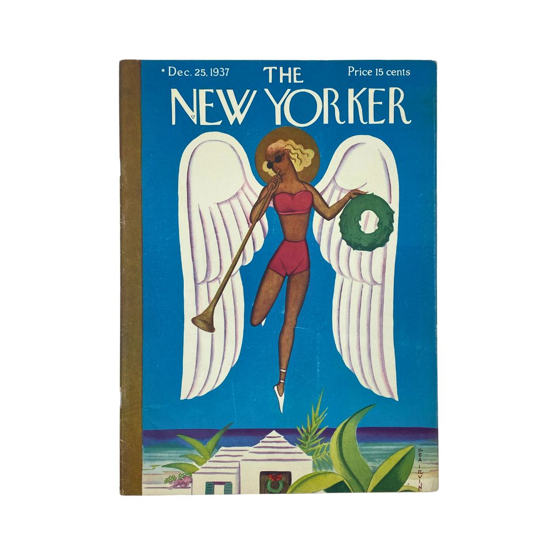 The New Yorker Complete Magazine December 25, 1937 Rea Irvin Cover VG