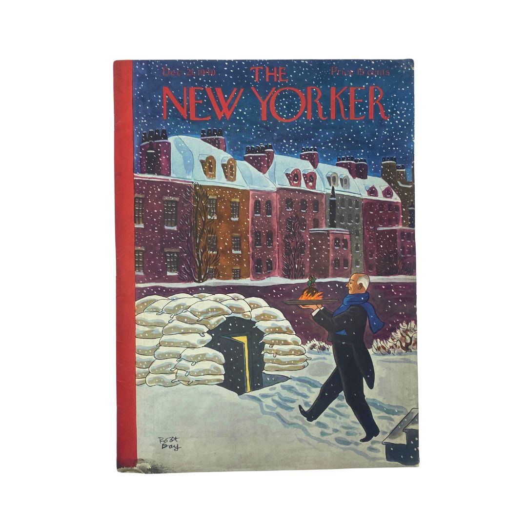 The New Yorker Complete Magazine December 21, 1940 Robert Day Cover