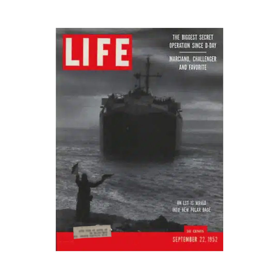 VTG Life Magazine September 22, 1952 LST Polar Base