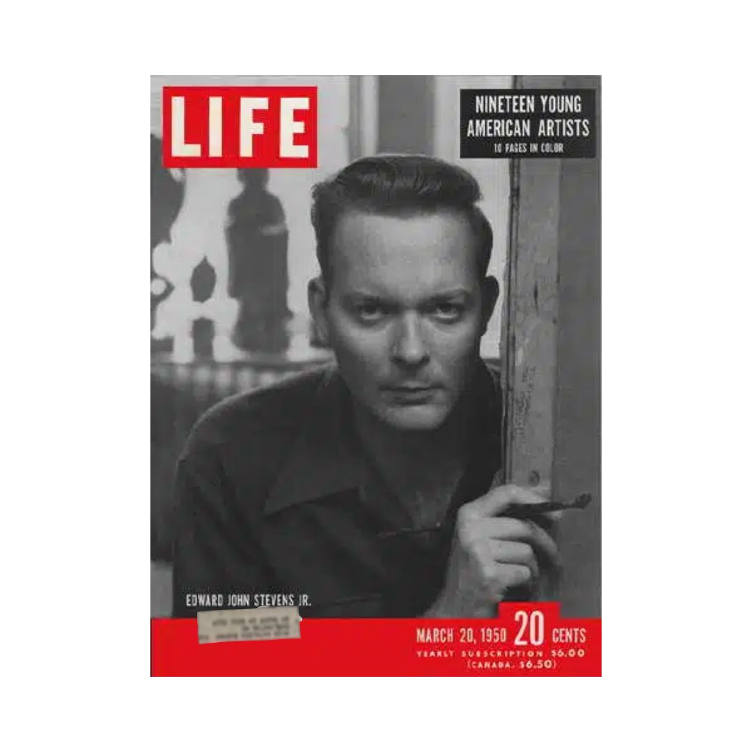 VTG Life Magazine March 20, 1950 Artist Edward John Stevens Jr.