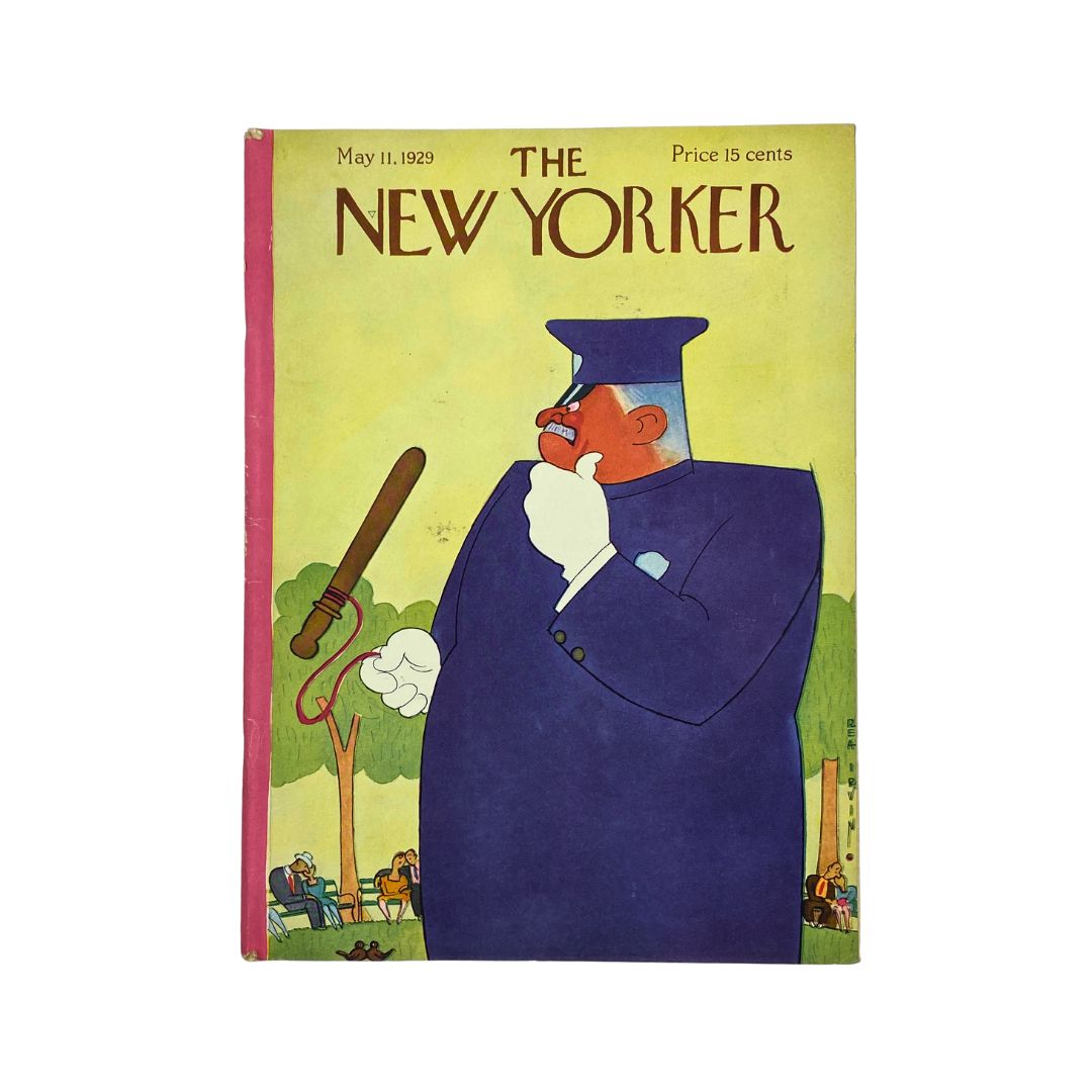 The New Yorker Complete Magazine May 11, 1929 Rea Irvin Cover VG