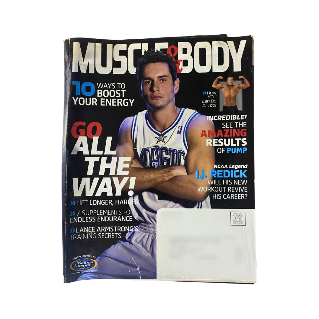 Muscle & Body Magazine November 2008 Vol 3 Issue 11 NCAA Legend J.J. Redick