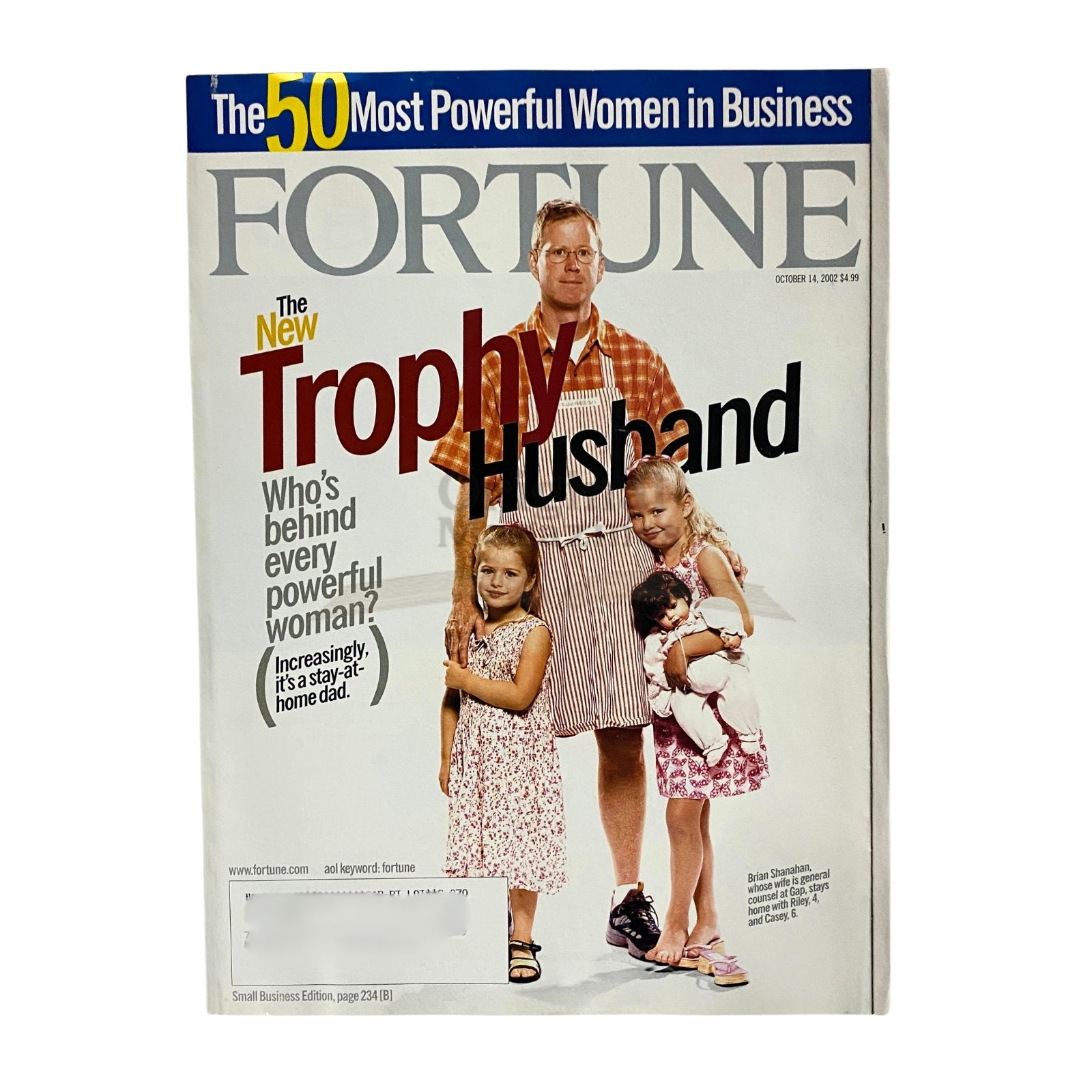 Fortune Magazine October 14, 2002 Brian Shanahan with Riley and Casey
