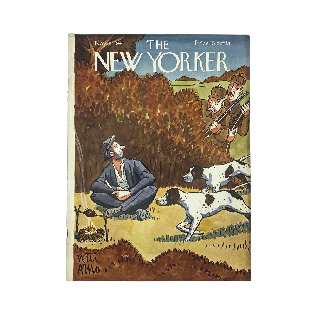 The New Yorker Complete Magazine November 8, 1941 Peter Arno Cover VG