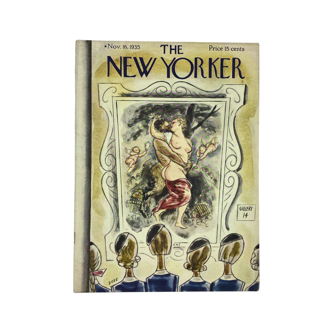 The New Yorker Complete Magazine November 16, 1935 Leonard Dove Cover VG