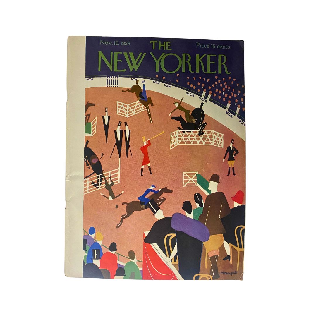 The New Yorker Complete Magazine November 10, 1928 Theodore Haupt Cover VG