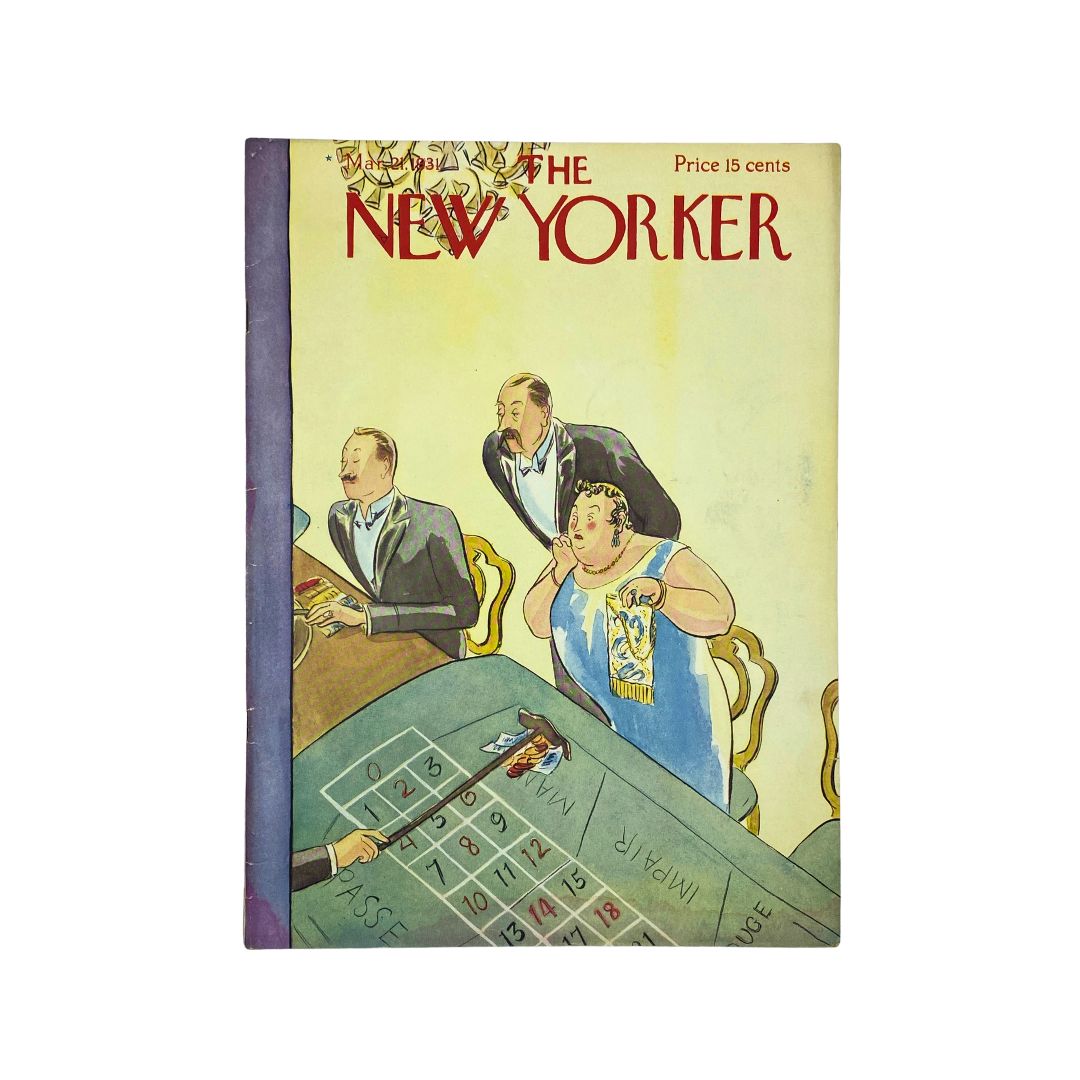 The New Yorker Complete Magazine March 21, 1931 Helen E. Hokinson Cover