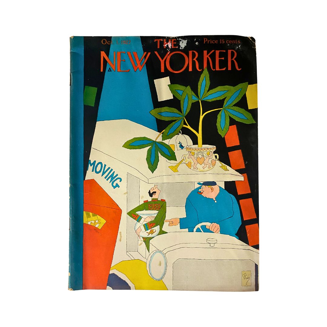 The New Yorker Complete Magazine October 1, 1927 Gardner Rea Cover