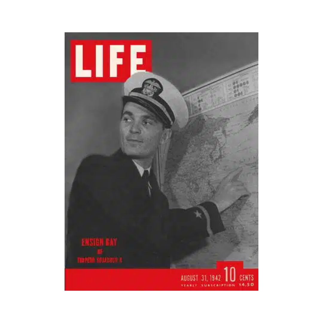 VTG Life Magazine August 31, 1942 Ensign Gay Battle of Midway