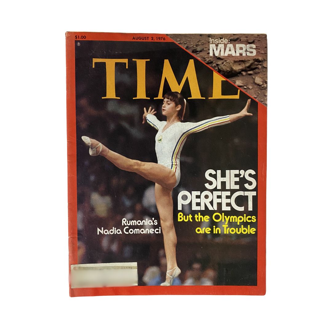 VTG Time Magazine August 2, 1976 Rumania's Nadia Comaneci