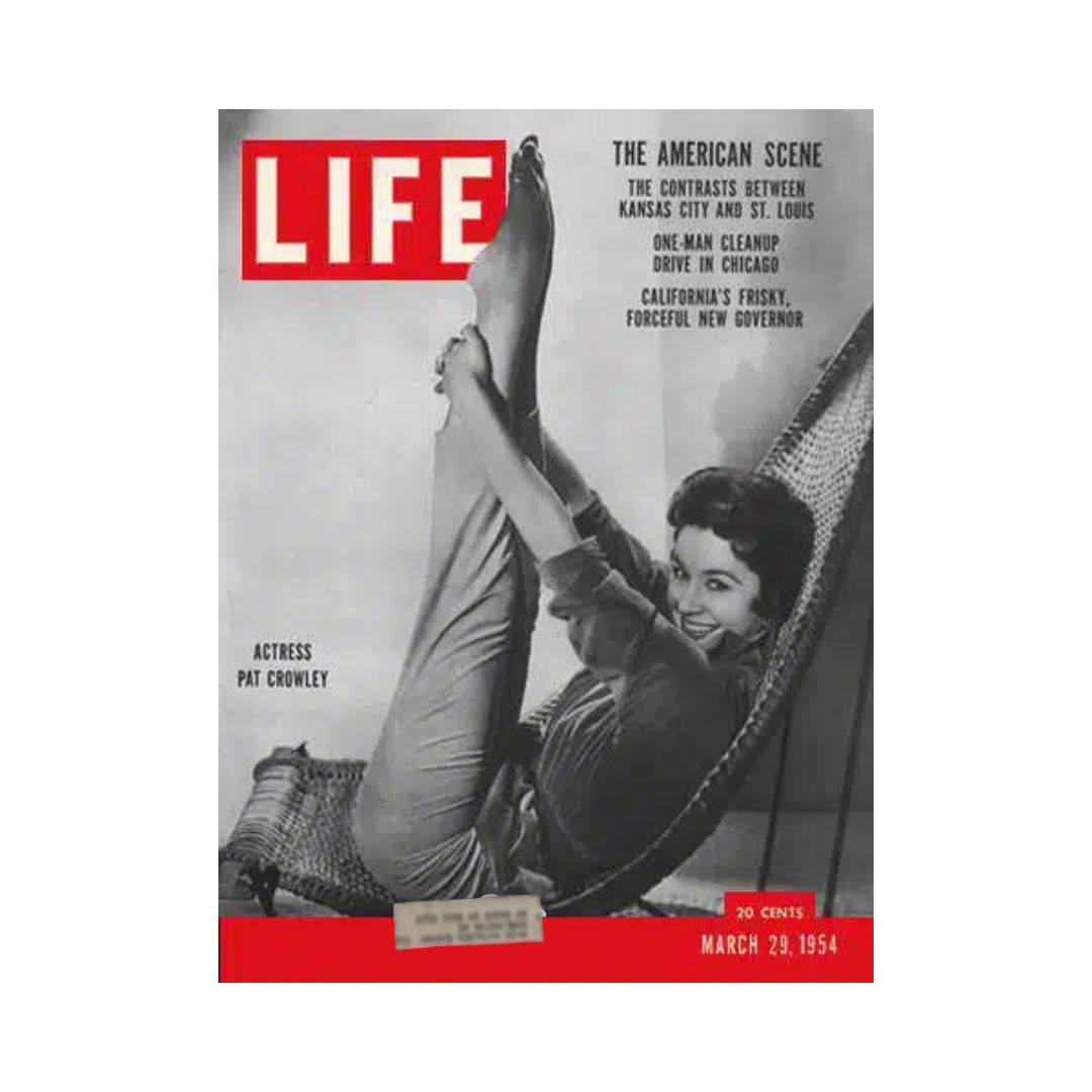 VTG Life Magazine March 29, 1954 Actress Pat Crowley