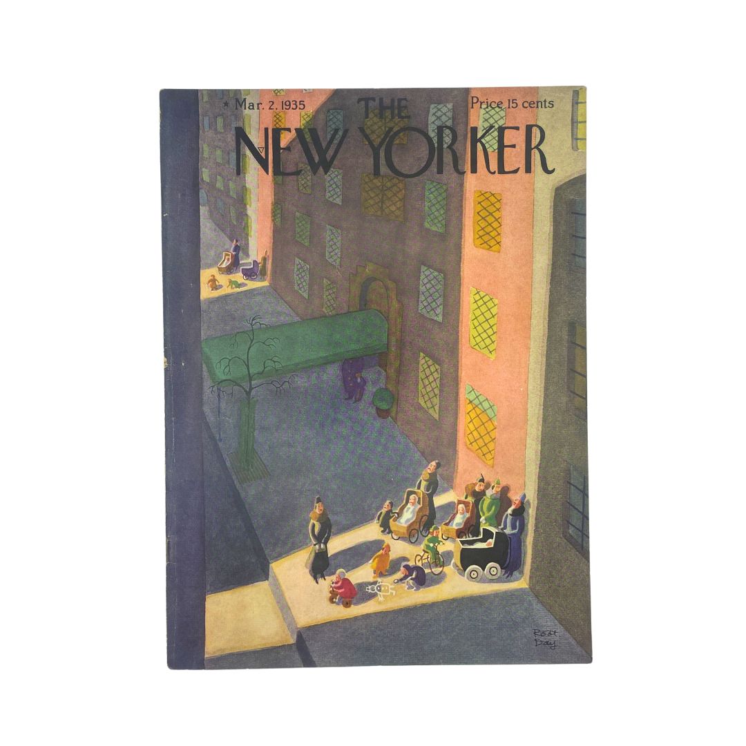 The New Yorker Complete Magazine March 2, 1935 Robert Day Cover VG