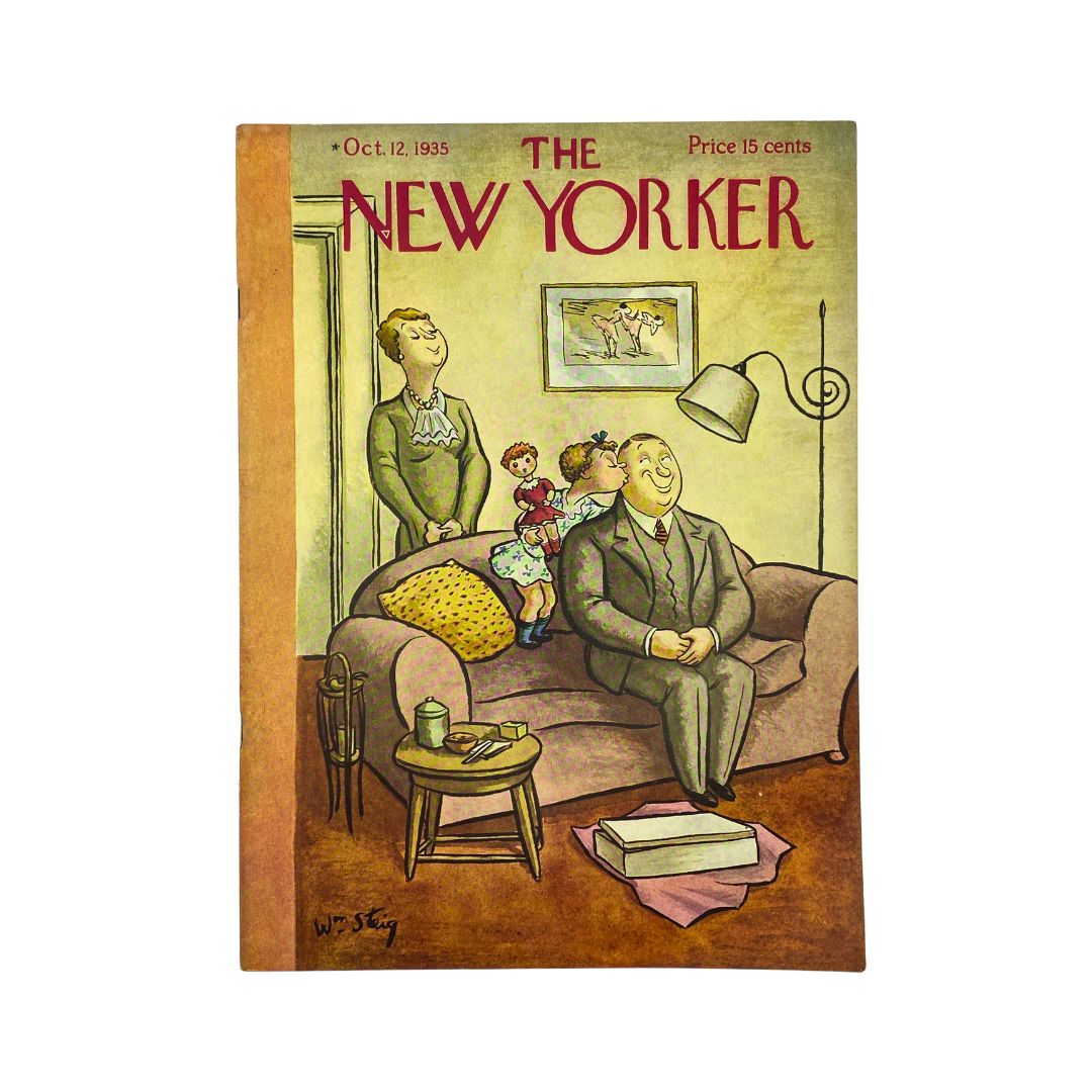 The New Yorker Complete Magazine October 12, 1935 William Steig Cover VG