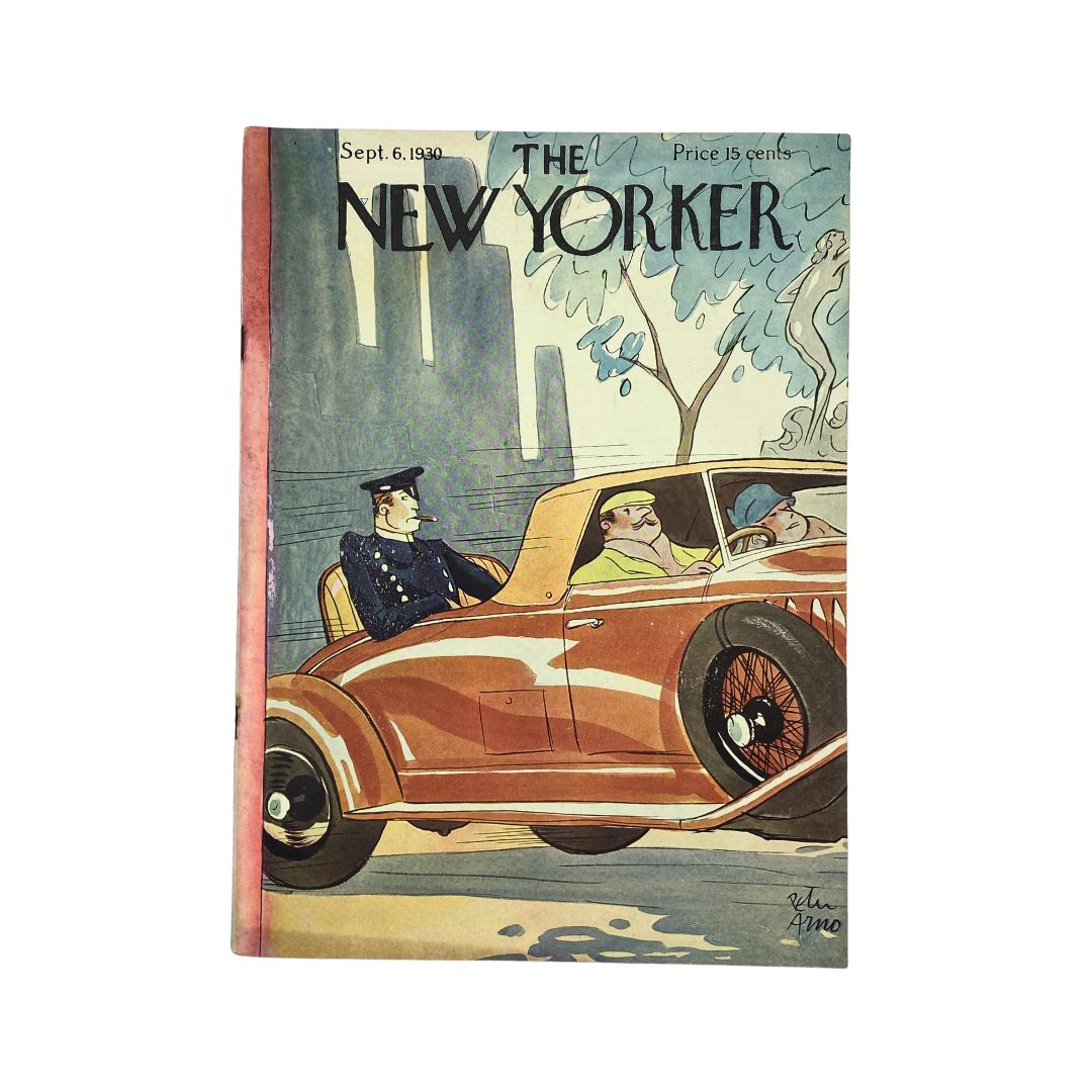 The New Yorker Complete Magazine September 6, 1930 Peter Arno Cover