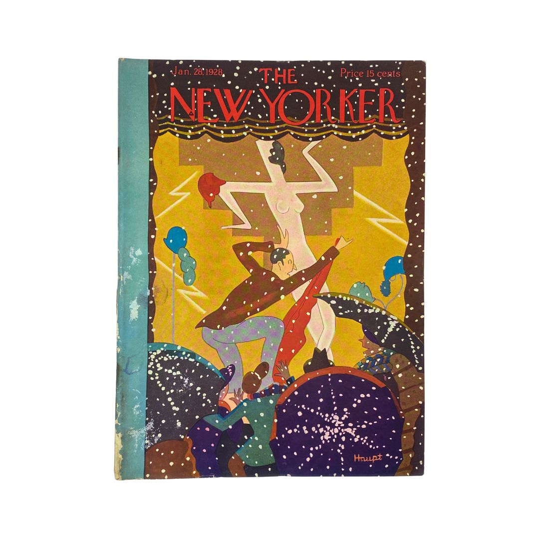 The New Yorker Complete Magazine January 28, 1928 Theodore Haupt Cover