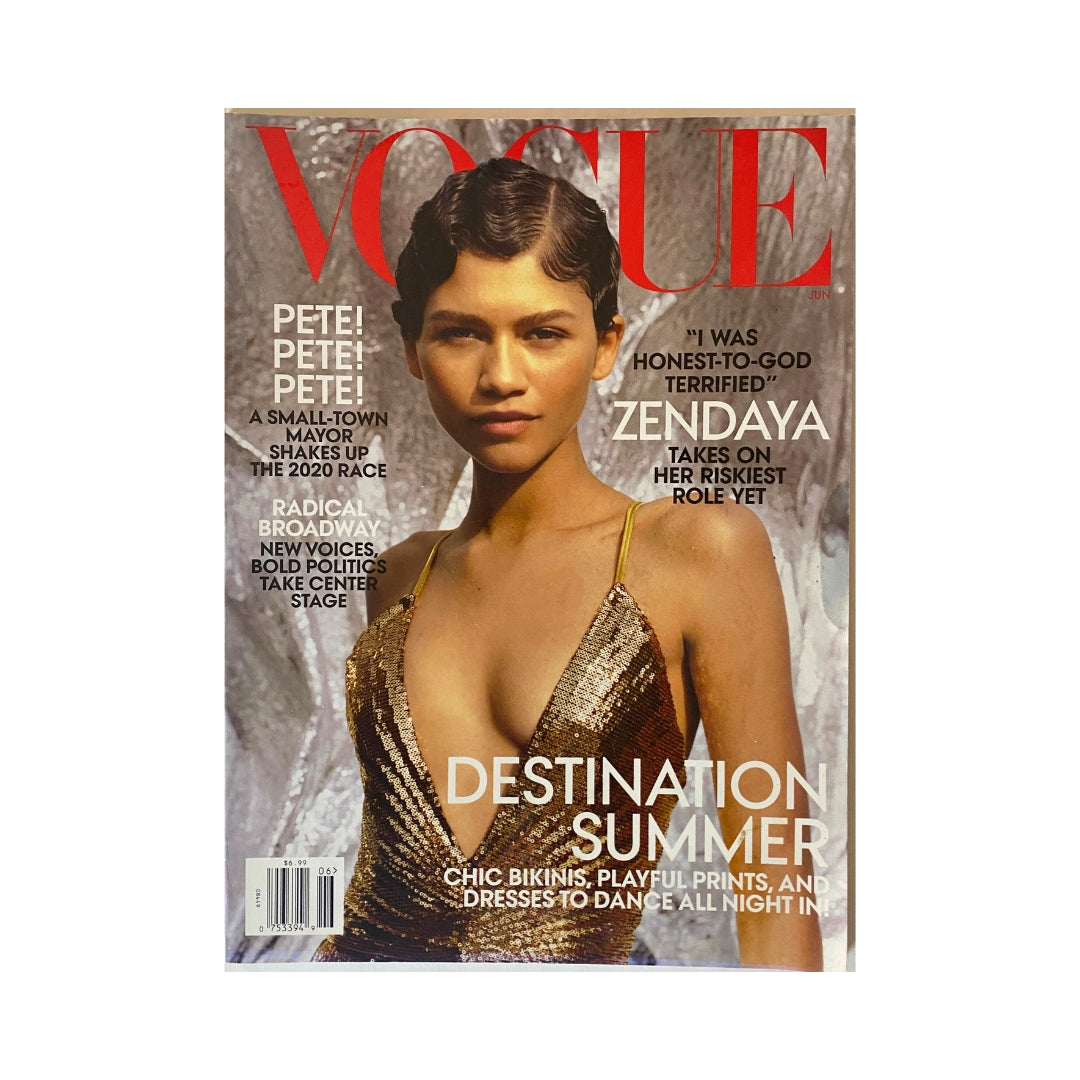 Vogue Magazine June 2019 Zendaya Cover No Label VG