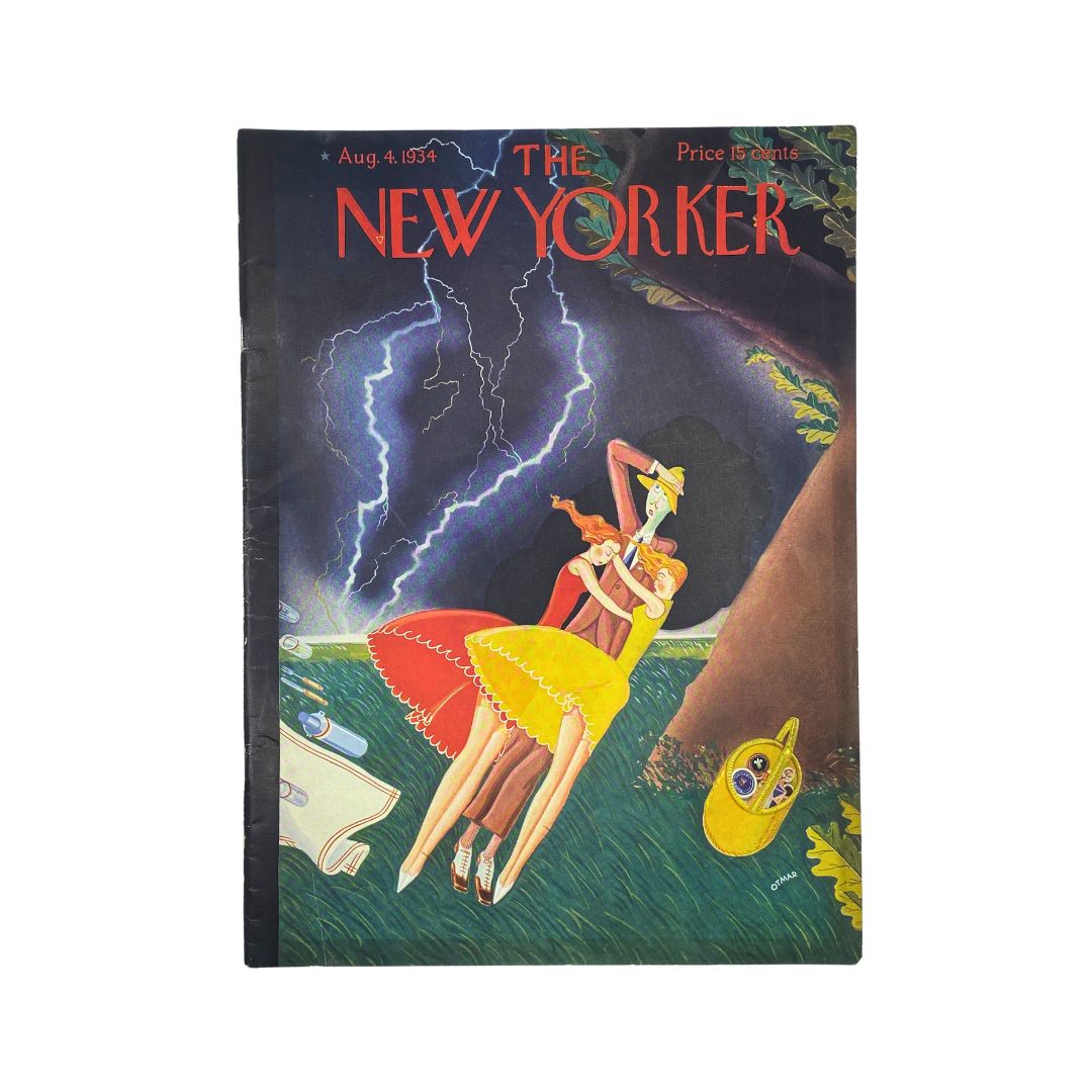 The New Yorker Complete Magazine August 4, 1934 J Otmar Cover