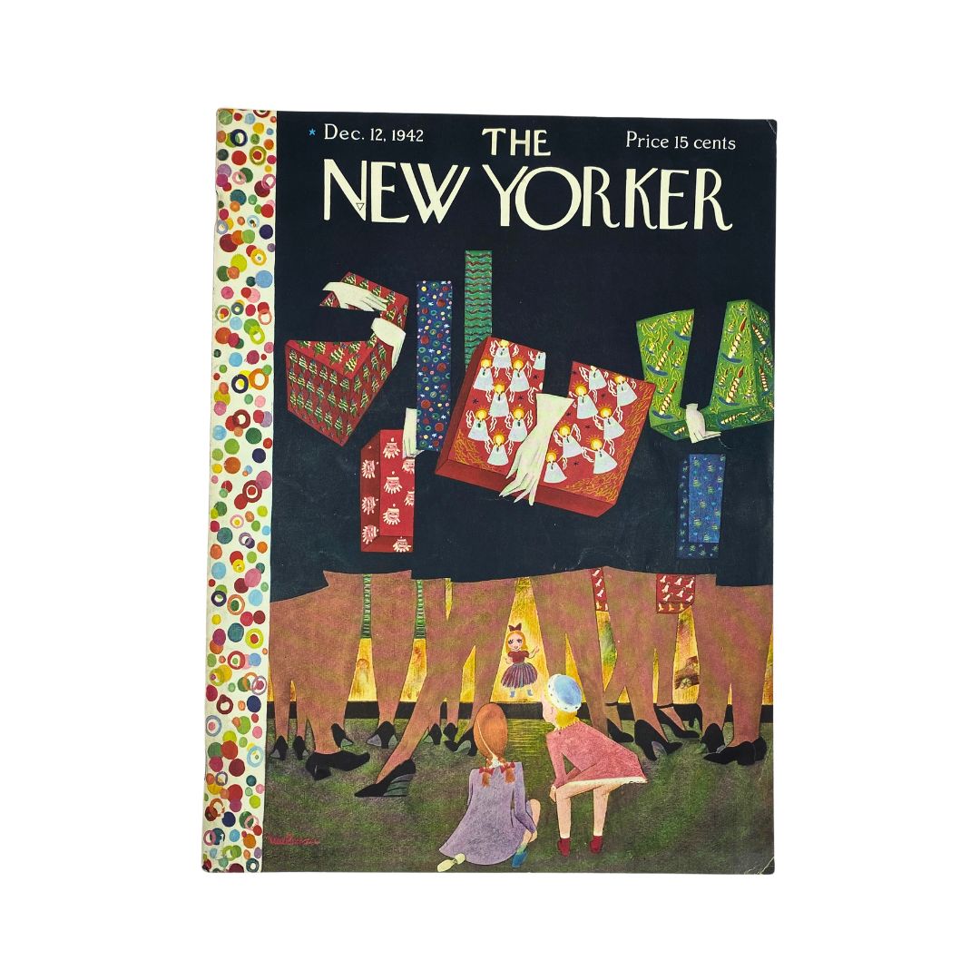 The New Yorker Complete Magazine December 12, 1942 Christina Malman Cover VG