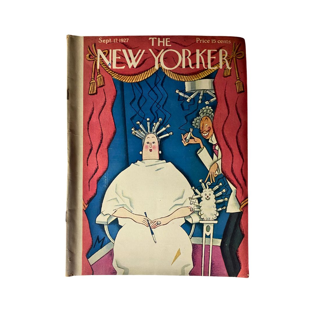 The New Yorker Complete Magazine September 17, 1927 Julian de Miskey Cover