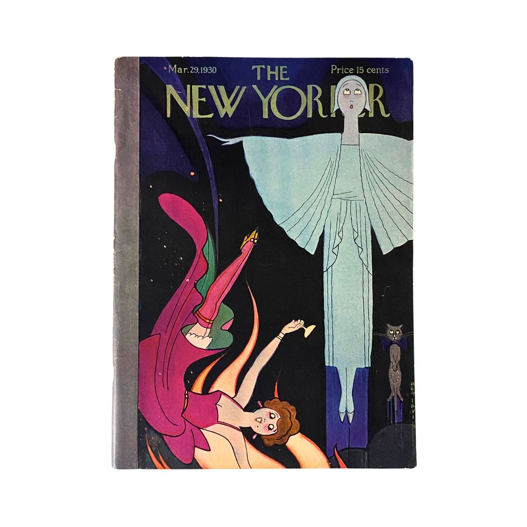 The New Yorker Complete Magazine March 29, 1930 Rea Irvin Cover VG