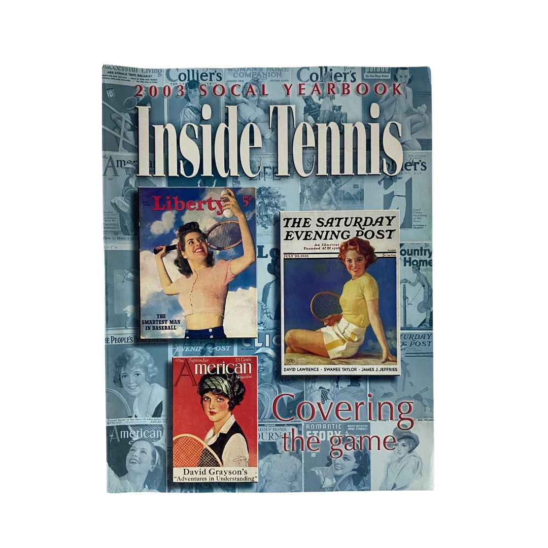 Inside Tennis Magazine 2003 Socal Yearbook Covering The Game No Label VG