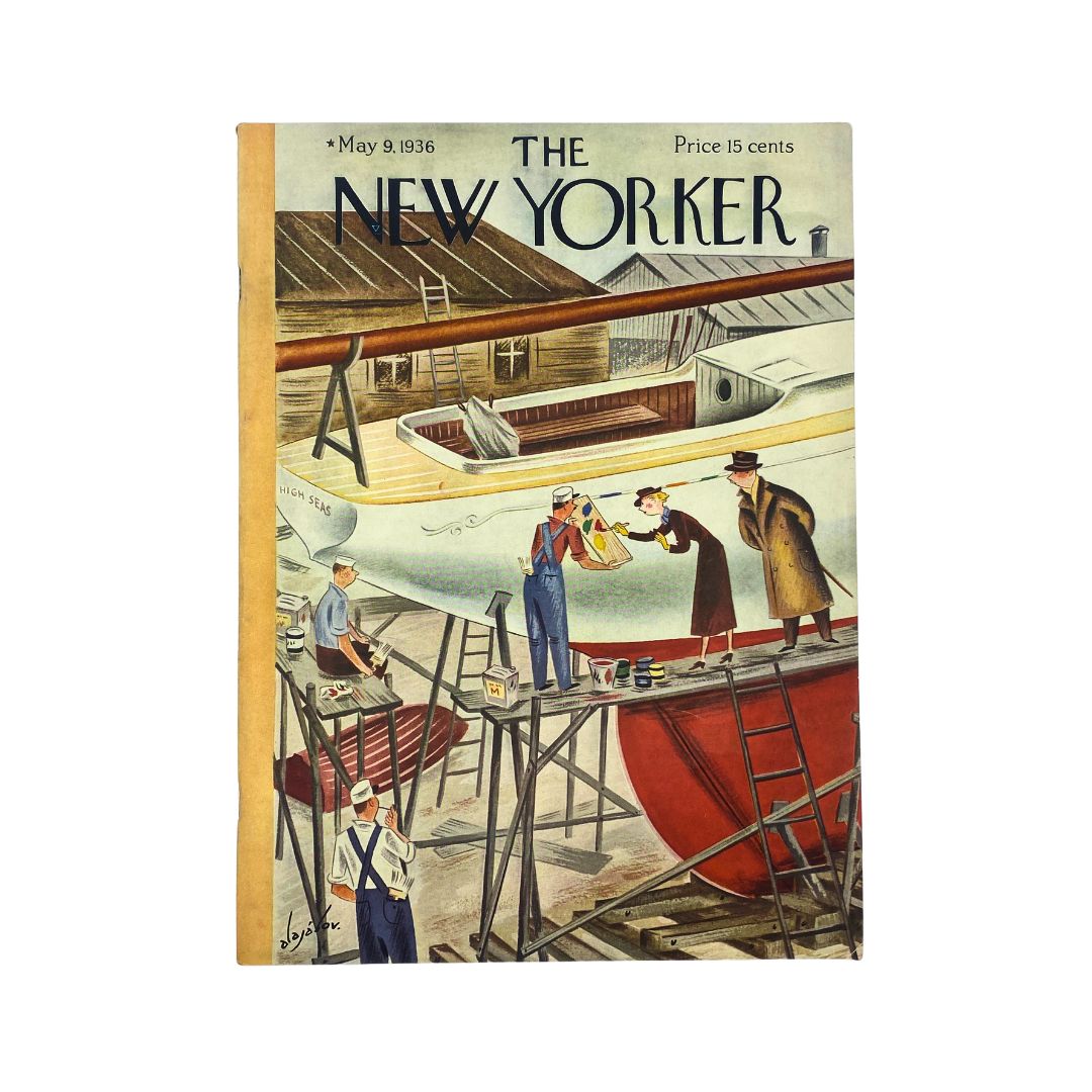 The New Yorker Complete Magazine May 9, 1936 Constantin Alajalov Cover VG