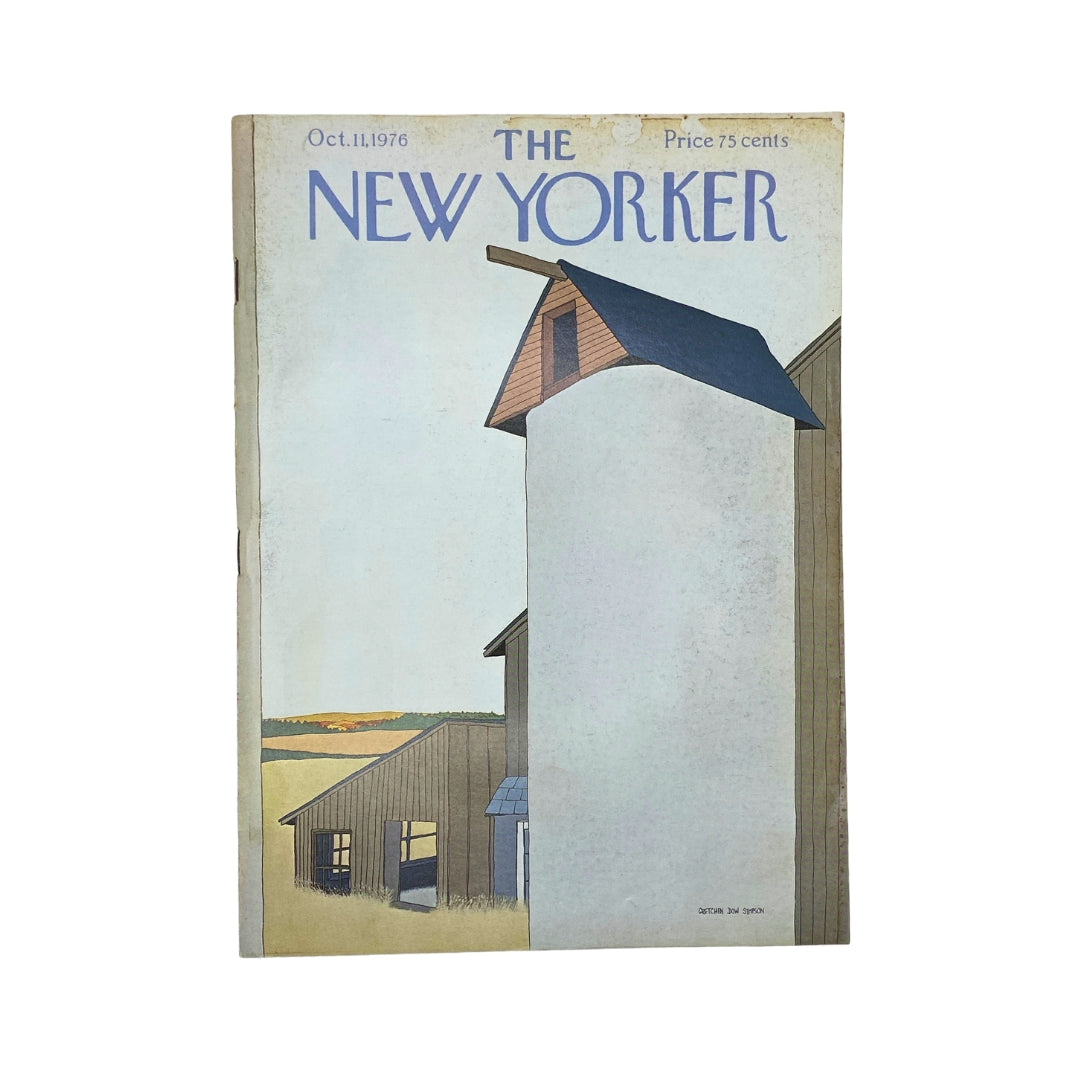 The New Yorker Complete Magazine October 11, 1976 Gretchen Dow Simpson Cover