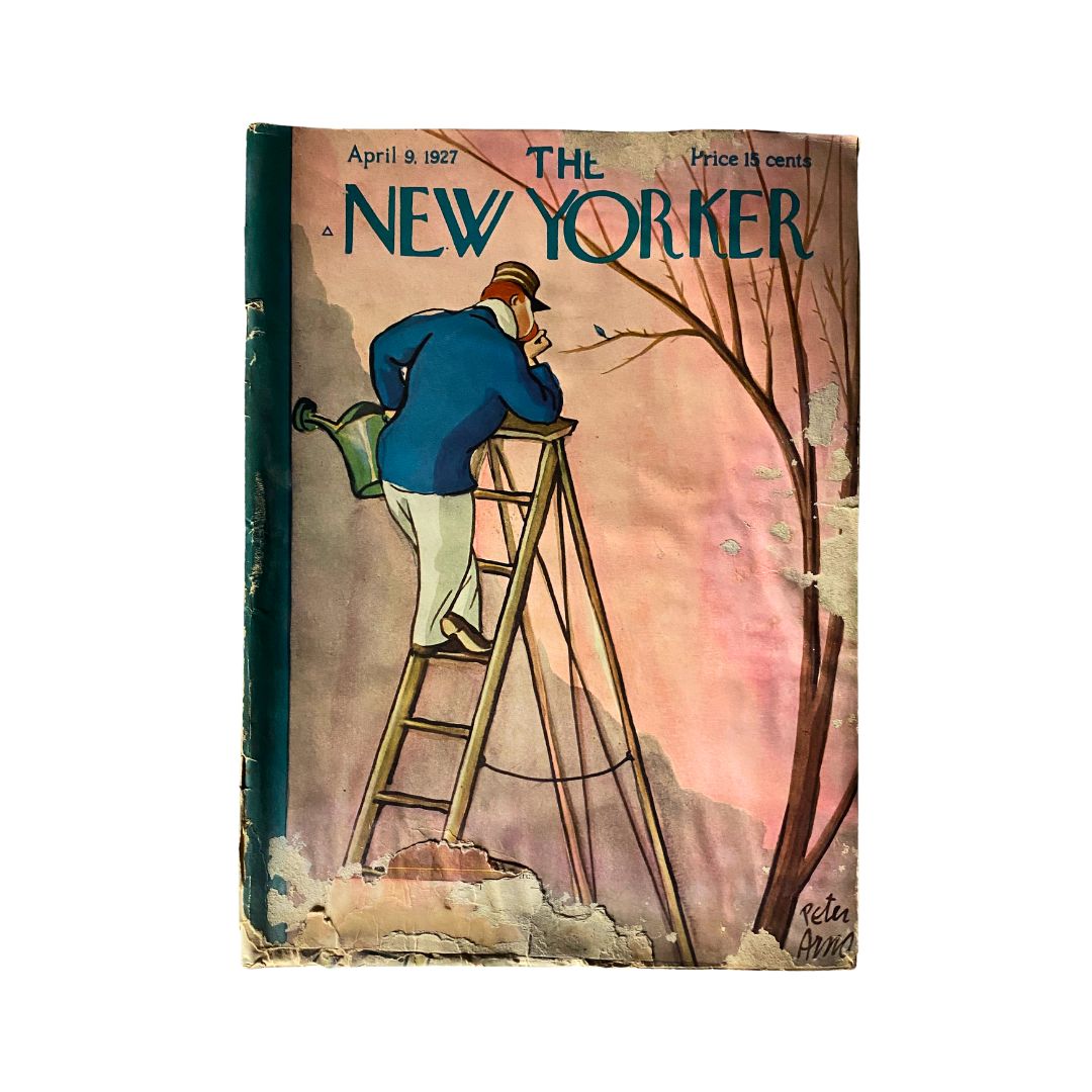 The New Yorker Complete Magazine April 9, 1927 Peter Arno Cover