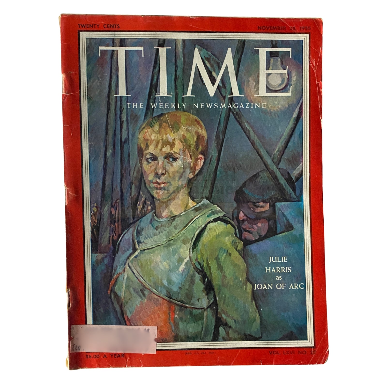 Time Magazine November 28 1955 Julie Harris as Joan of Arc