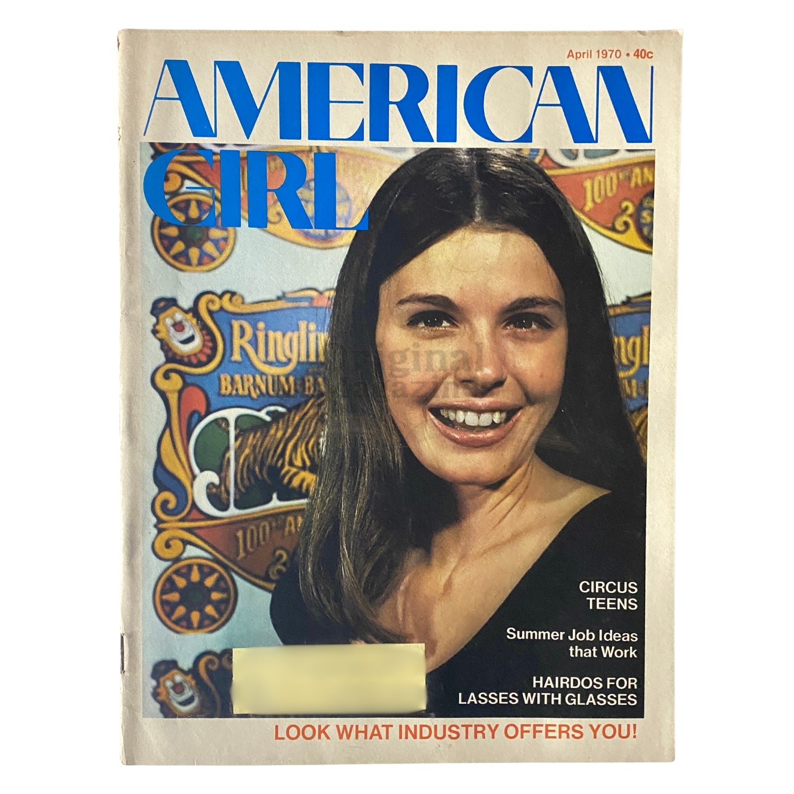 American Girl Magazine April 1970 Hairdos for Lasses with Glasses VG