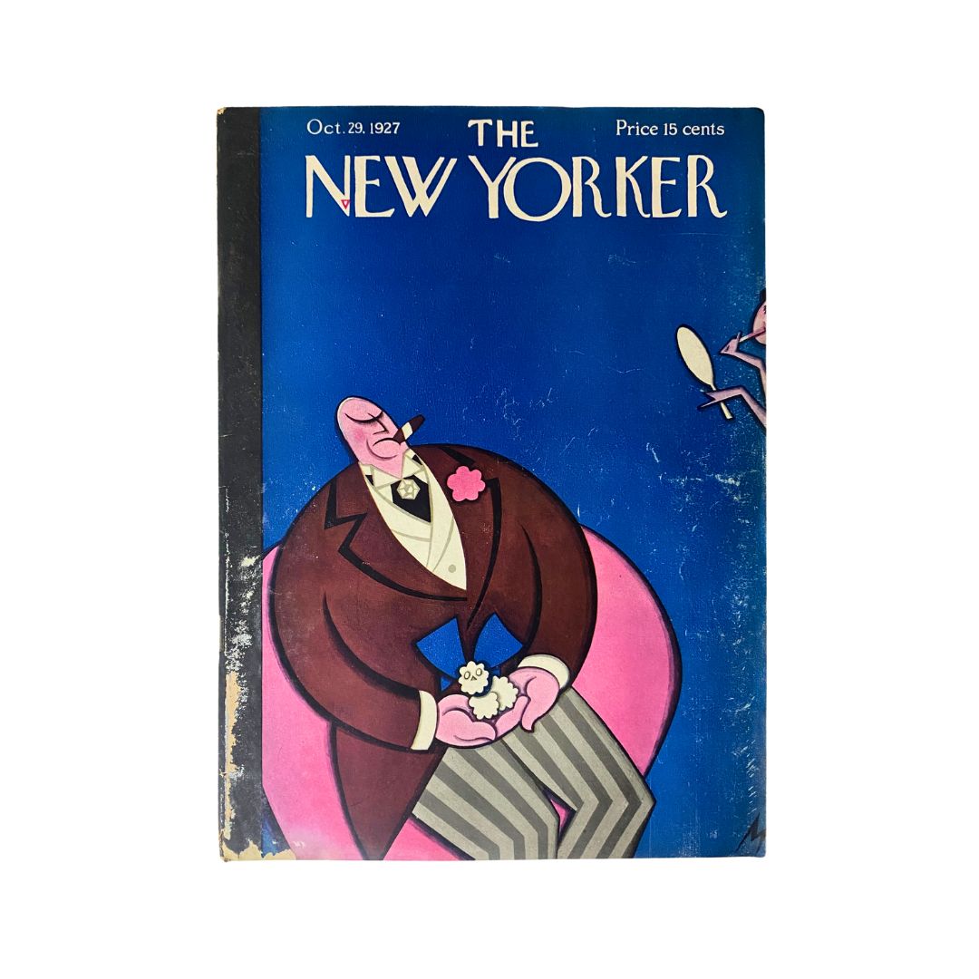 The New Yorker Complete Magazine October 29, 1927 Julian De Miskey Cover