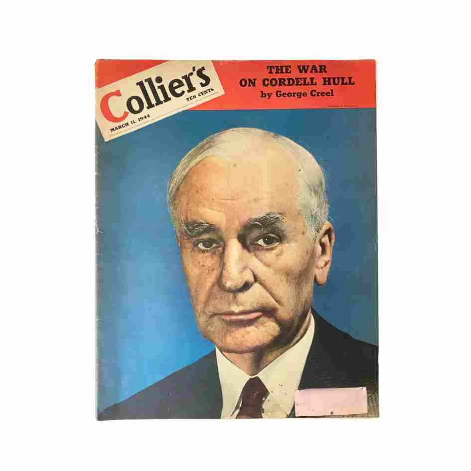 VTG Collier's Magazine March 11, 1944 Robert Leavitt Cover