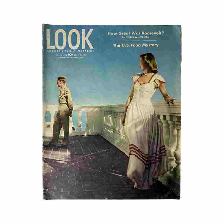 VTG Look Magazine July 10, 1945 How Great Was Franklin D. Roosevelt?