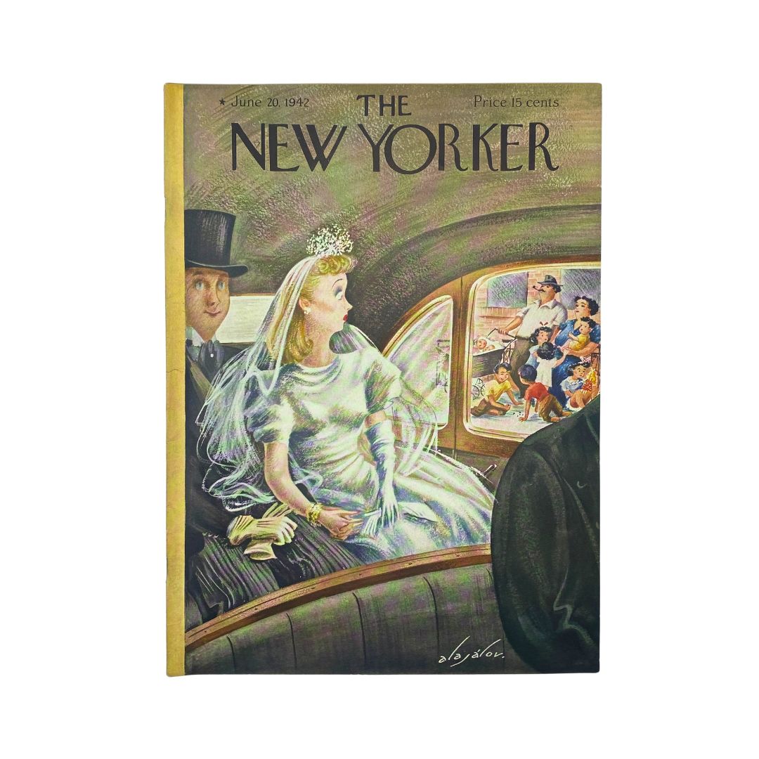 The New Yorker Complete Magazine June 20, 1942 Constantin Alajalov Cover VG