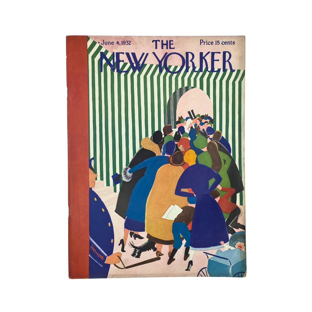 The New Yorker Complete Magazine June 4, 1932 Theodore Haupt Cover