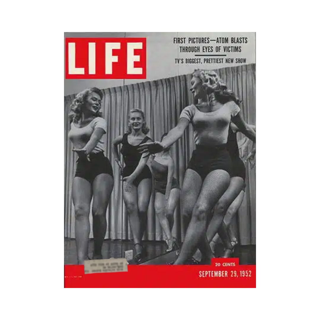 VTG Life Magazine September 29, 1952 Jackie Gleason Show Dancers