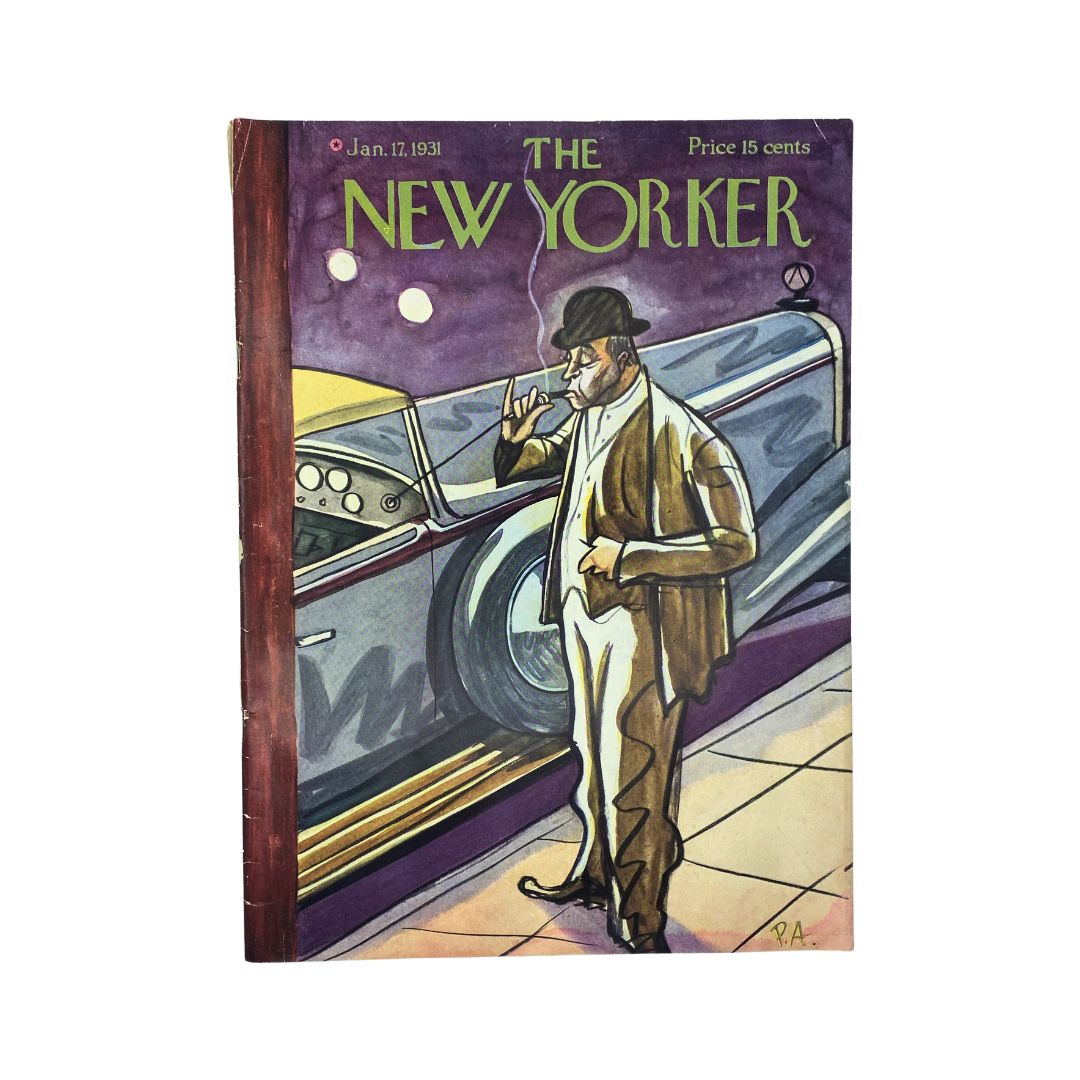 The New Yorker Complete Magazine January 17, 1931 Peter Arno Cover VG