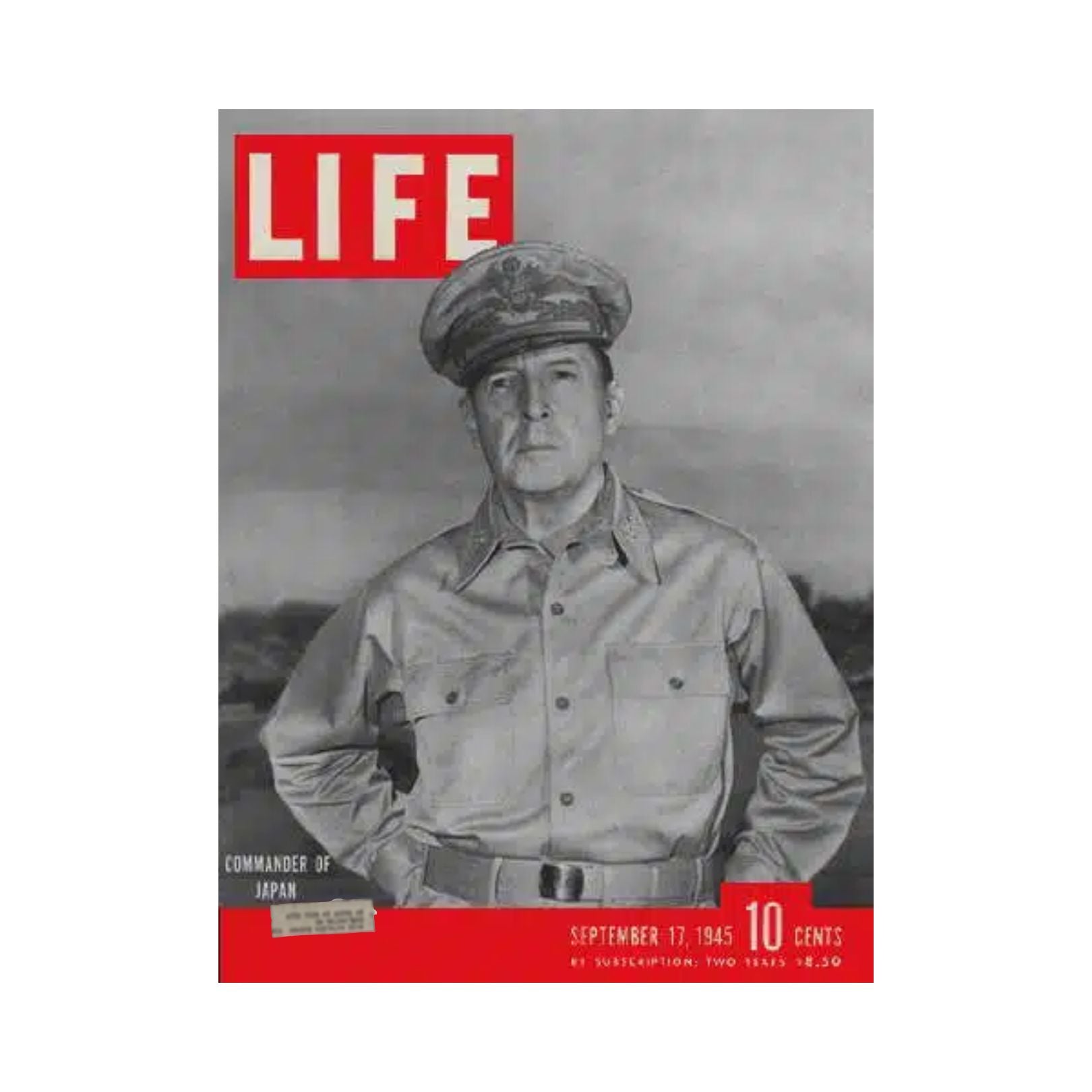 VTG Life Magazine September 17, 1945 Commander of Japan Gen. Douglas MacArthur