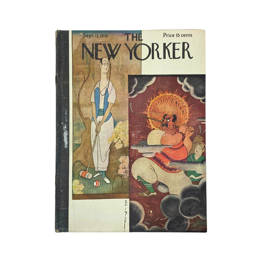 The New Yorker Complete Magazine September 13, 1930 Rea Irvin Cover