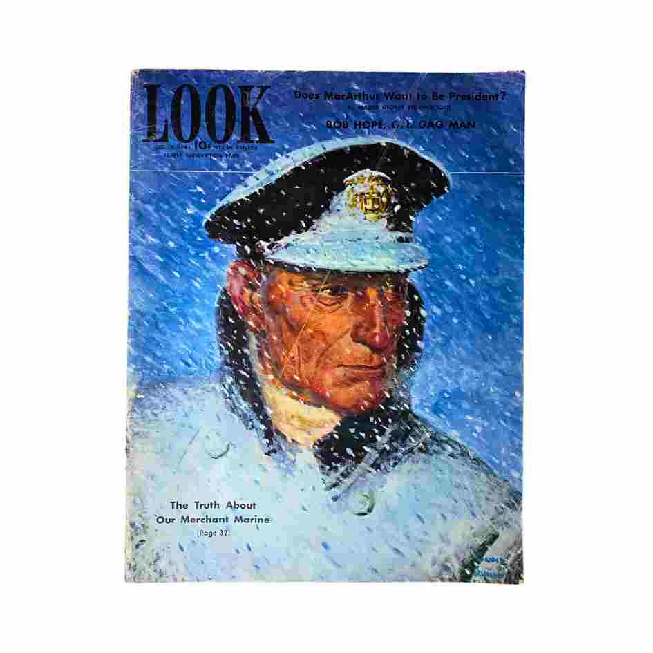 VTG Look Magazine December 14, 1943 The Truth About Our Merchant Marine No Label