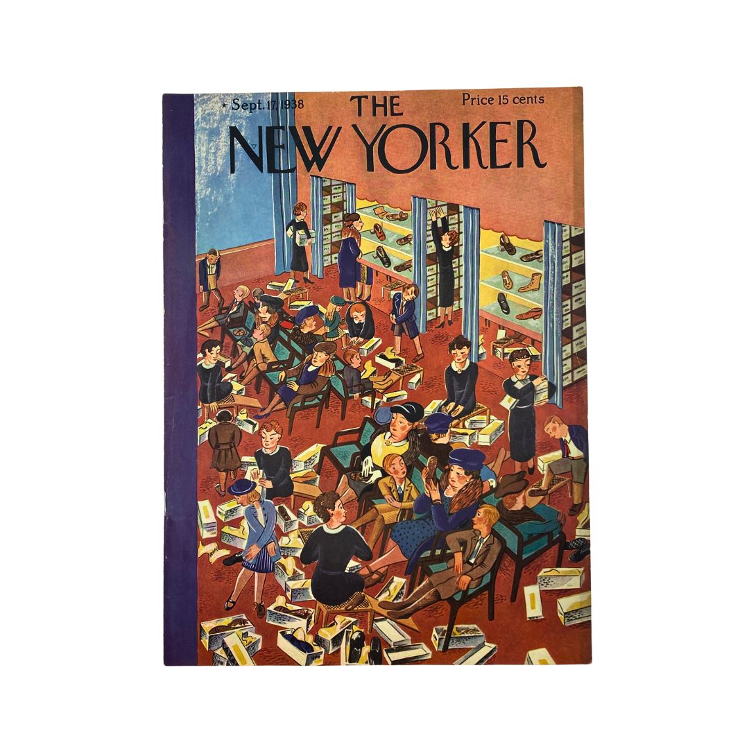 The New Yorker Complete Magazine September 17, 1938 John Collier Cover VG