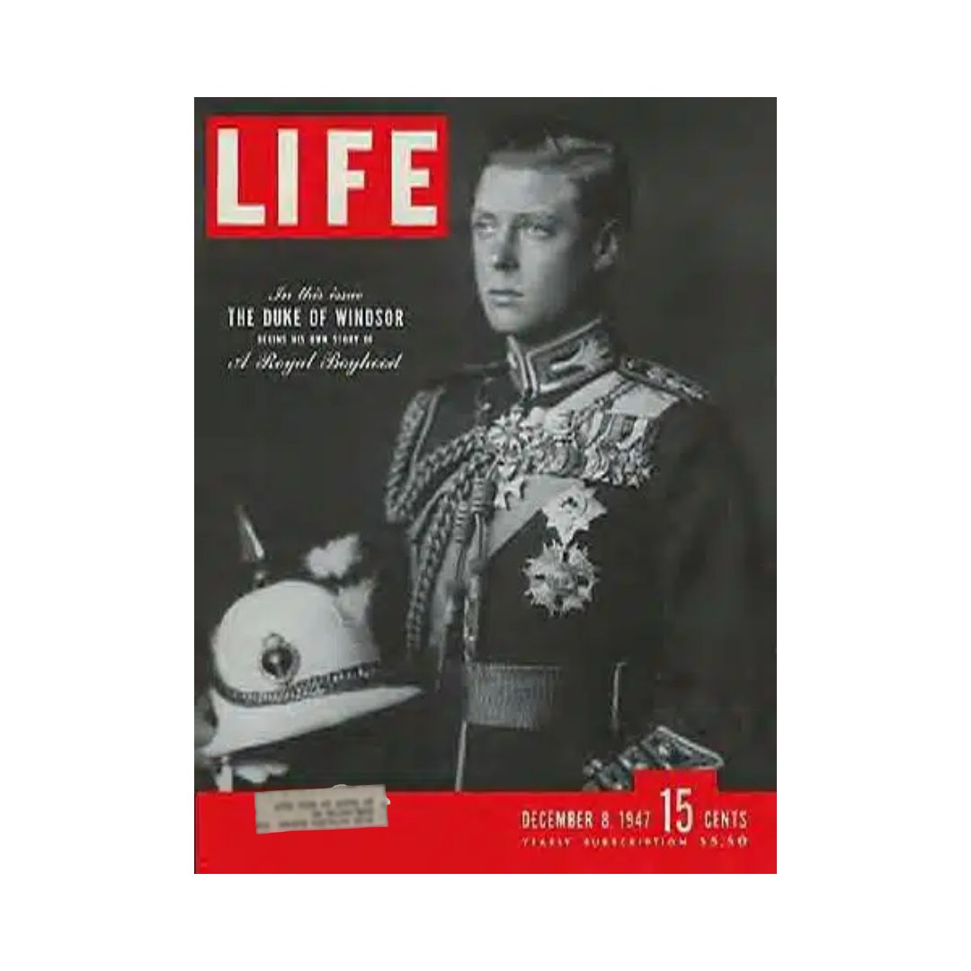 VTG Life Magazine December 8, 1947 The Duke of Windsor His Own Story