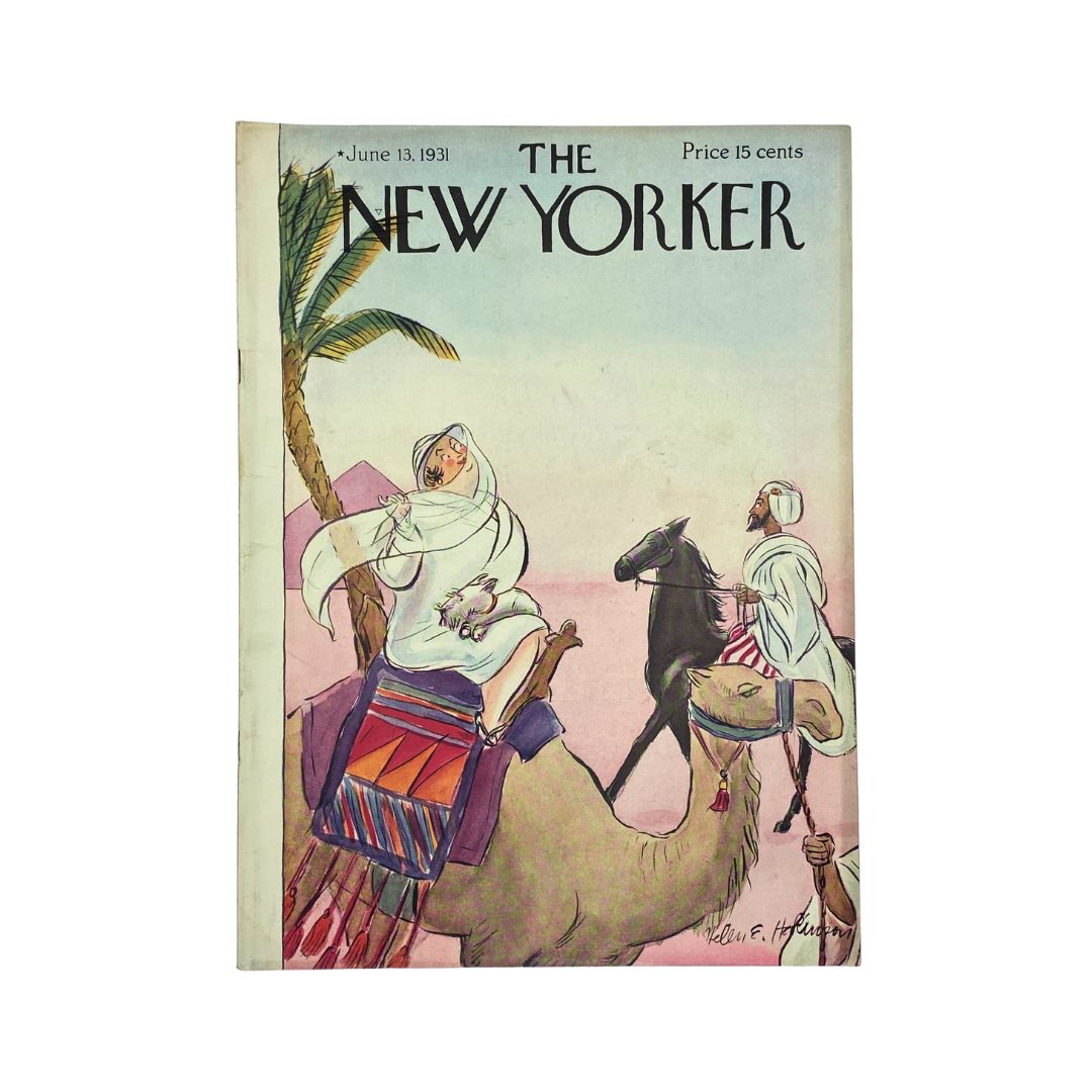 The New Yorker Complete Magazine June 13, 1931 Helen E. Hokinson Cover VG